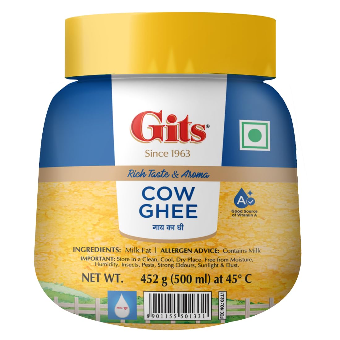 Gits Cow Ghee 500gm MRP:369/- product image