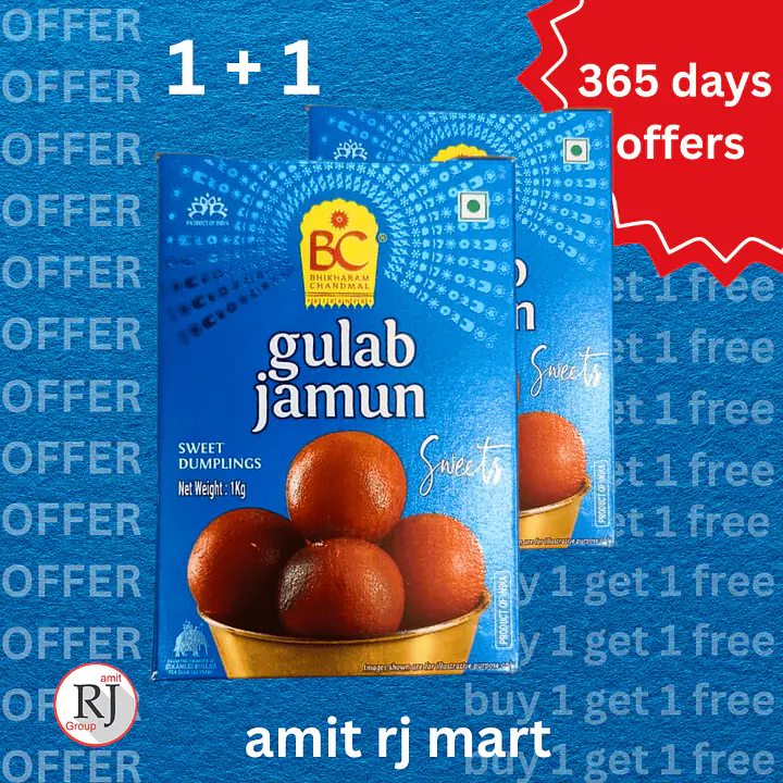 BC Bikaneri Gulab Jamun.  1 + 1  | buy 1 get 1 free | - Master