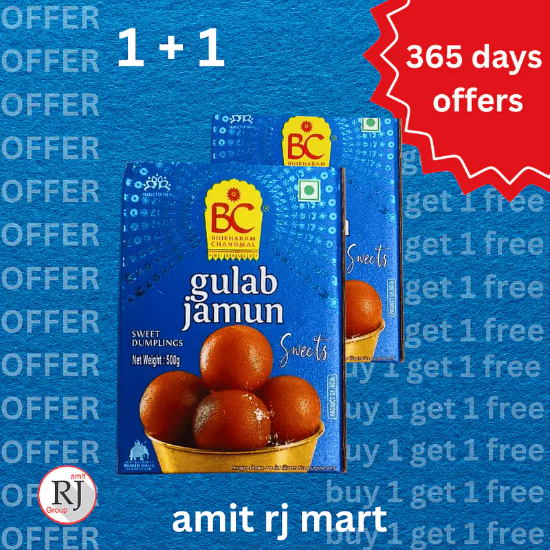 BC Bikaneri gulabjamun Small  1 + 1  | buy 1 get 1 free | - Master