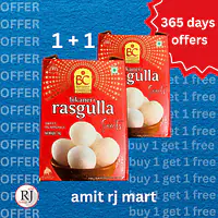 BC Bikaneri Rasgulla.  1 + 1  | buy 1 get 1 free | - Master