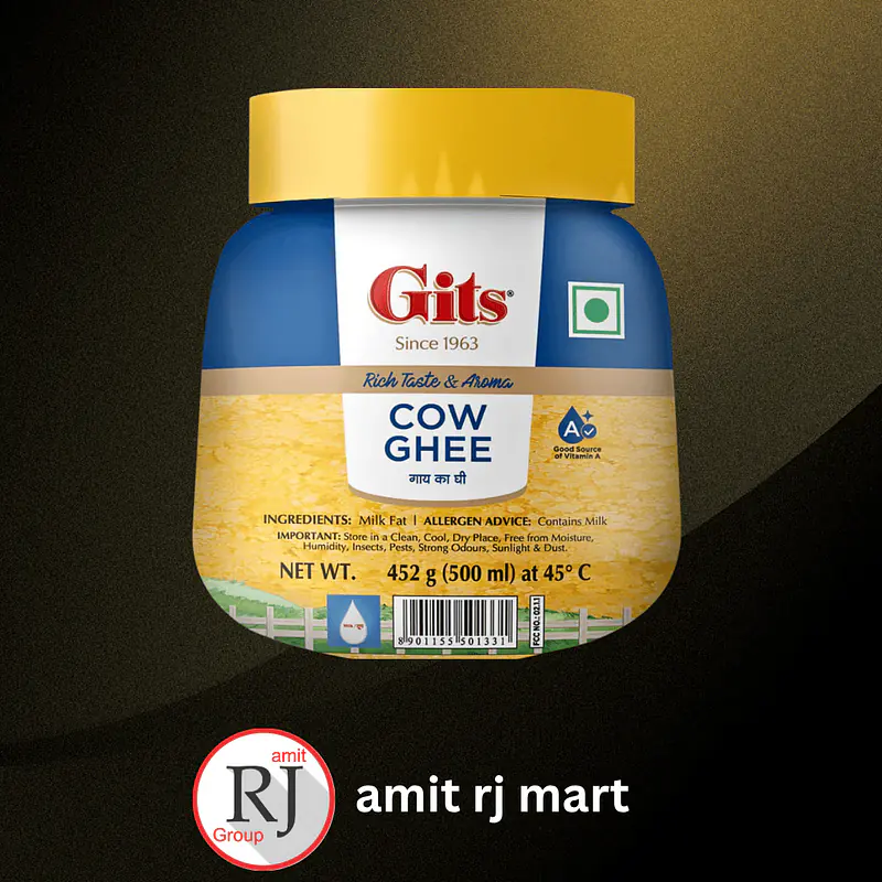 Gits Cow Ghee 500gm - Master